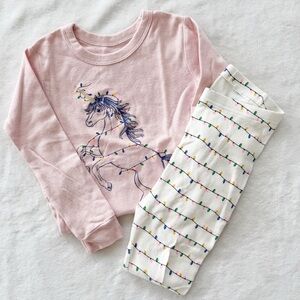 Baby GAP unicorn holiday pajamas